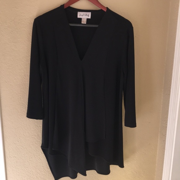 Black flowy Blouse size 12 - Picture 3 of 9
